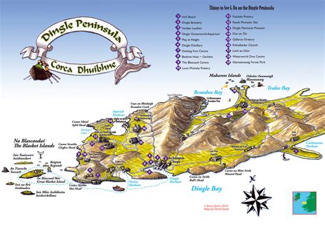 Kerry Gems dingle-peninsula-map - Kerry Gems