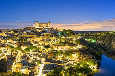 Toledo, Spain Skyline stock image. Image of alcazar, place - 48999125