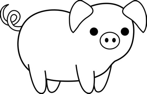 Free Pig Clipart Black And White, Download Free Pig Clipart Black And ...