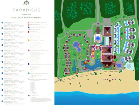 Resort Map | Paradisus Palma Real | Punta Cana, D.R.