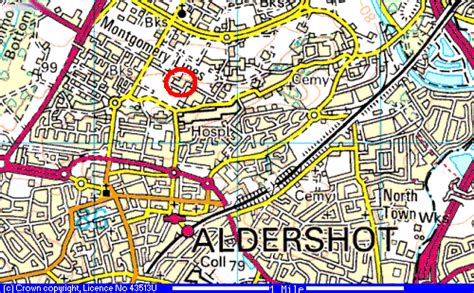 Aldershot Map