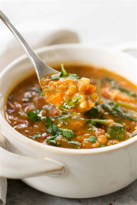 Vegan Instant Pot Lentil Soup Recipe (Quick & Easy) - Delish Knowledge