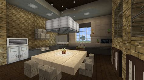 Modern Kitchen Ideas Minecraft