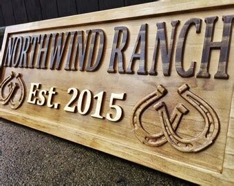 Ranch sign | Etsy