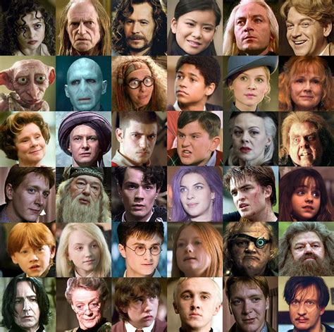 Harry Potter Movie Characters Names