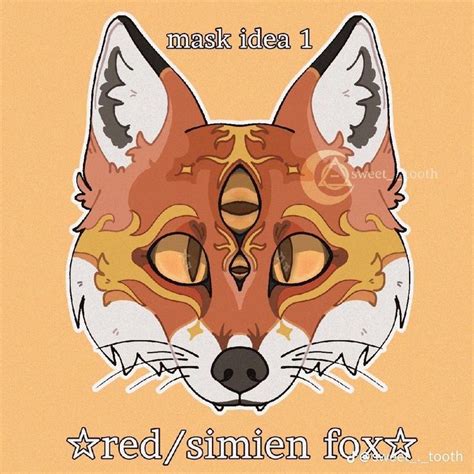 Therian mask fox idea | Furry art, Cat drawing, Mask drawing