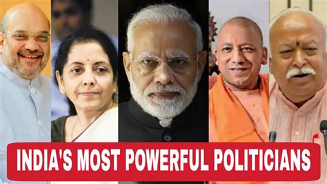 Top 10 Most powerful politicians in India 2019 - YouTube