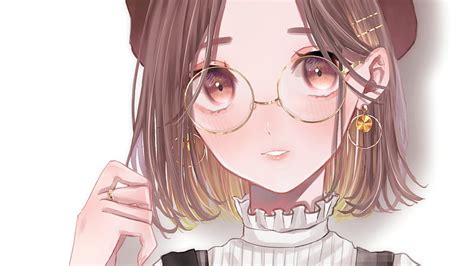 90+ Wallpaper Anime Girl Glasses - MyWeb