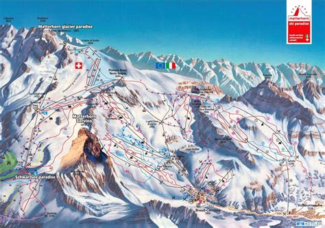 Cervinia piste map | Piste de danse