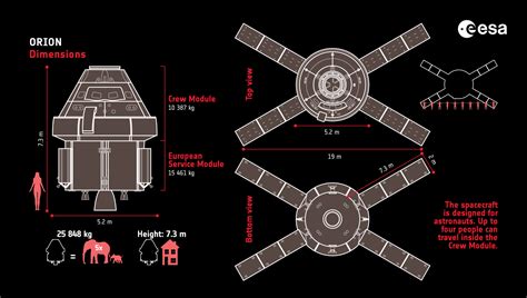 ESA - Orion: dimensions