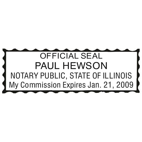 ILLINOIS Notary Stamp - Winmark Stamp & Sign - Stamps and Signs