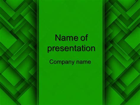 Powerpoint Templates and Backgrounds: Green Abstract powerpoint template