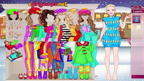 Barbie Princess games - Barbie Winter Shopping