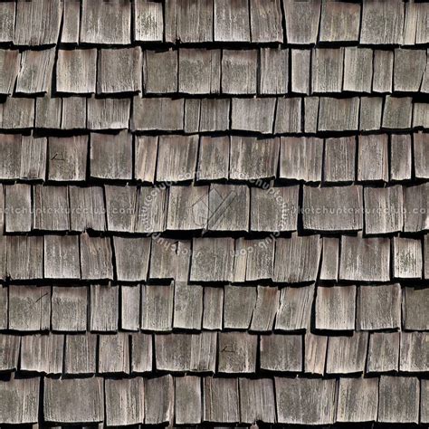 Wood shingle roof texture seamless 03862