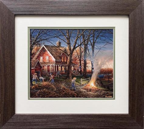 Terry Redlin autumn Evening CUSTOM FRAMED Art - Etsy Sweden