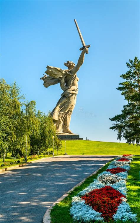 Volgograd. Mamayev Kurgan - Historical Memorial Complex Motherland ...