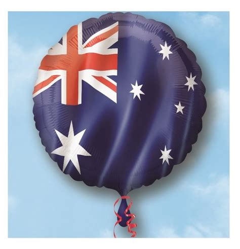 45cm Standard HX Australia Day Flag : Amscan Asia Pacific