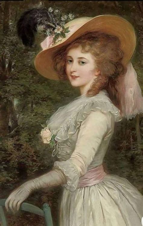 Victorian Woman Portrait Painting