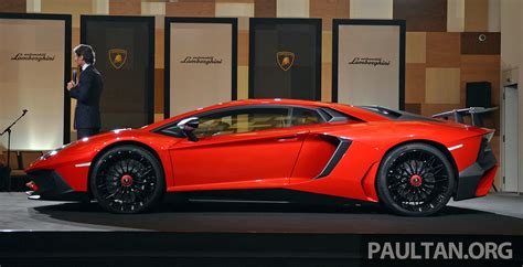 Lamborghini Aventador LP750-4 Superveloce makes ASEAN debut – 5 units ...