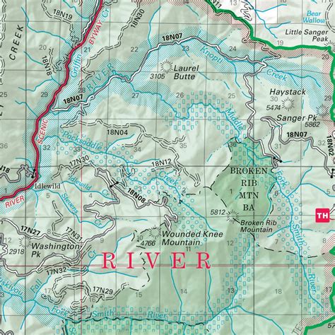 Six Rivers National Forest Visitor Map (North) by US Forest Service R5 ...