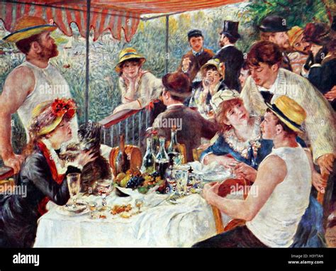 Luncheon of the boating party renoir hi-res stock photography and ...