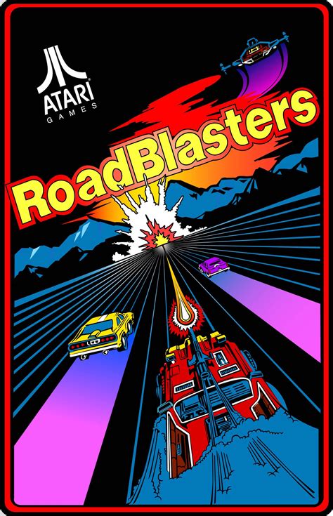 RoadBlasters Arcade Game | Retro arcade games, Retro games poster ...