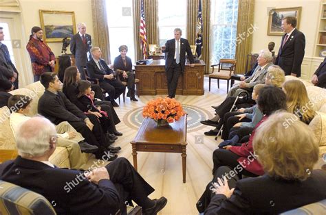 George W Laura Bush Speaking Family Editorial Stock Photo - Stock Image ...