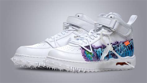 Where to buy Off-White x Nike Air Force 1 Mid “Graffiti” shoes? Price ...