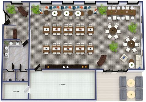 Designing A Restaurant Floor Plan, Layout, and Blueprint S3DA Design