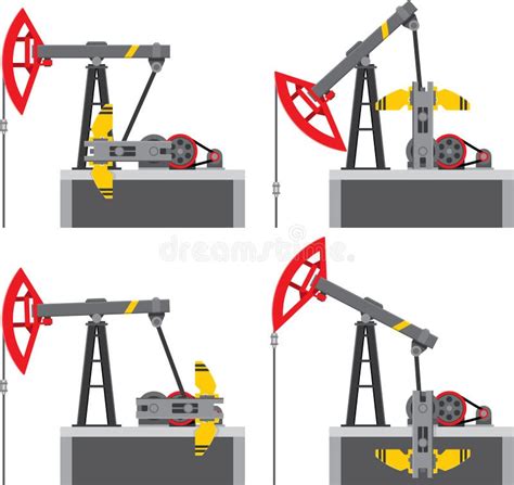 Oil pump stock vector. Illustration of crane, gasoline - 64171765