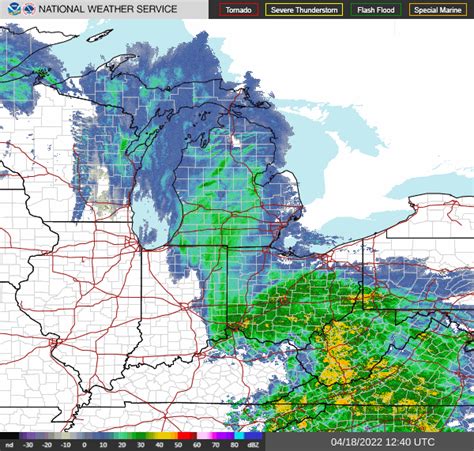 Michigan live weather radar, traffic updates for winter storm warning