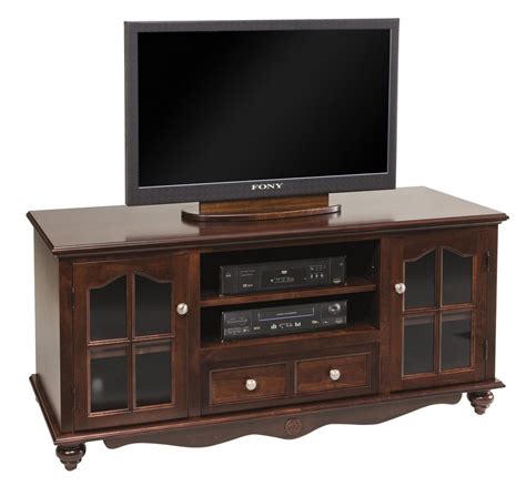 Amish 60" TV Stand with Drawers