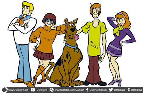 Scooby Doo Group Vector Illustration – Creative Alys