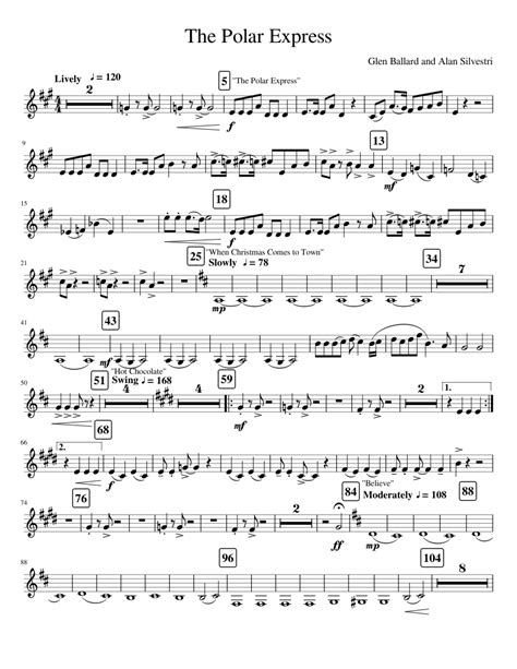 The Polar Express Sheet music for Piano (Solo) | Musescore.com