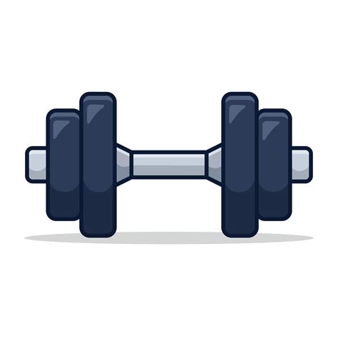 Gym Dumbbell Cartoon Style 16120244 Vector Art at Vecteezy