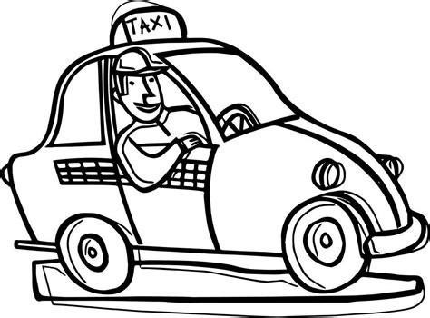 Taxi Cab Drawing at GetDrawings | Free download