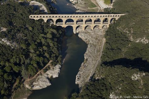 Photo aérienne de Pont du Gard - Gard (30) Pont Du Gard, France, Route, Spain, Germany, Europe ...