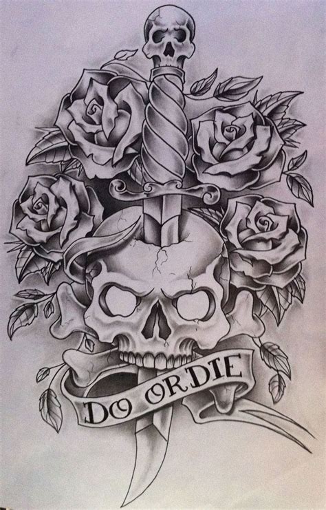 Do or Die by nsanenl on DeviantArt | Tattoo design drawings, Skulls ...