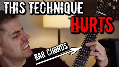 BAR CHORDS:The Most Challenging Guitar Technique for Beginners ...