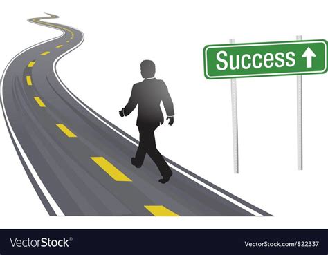 Road to Success Royalty Free Vector Image - VectorStock , #Ad, #Royalty ...