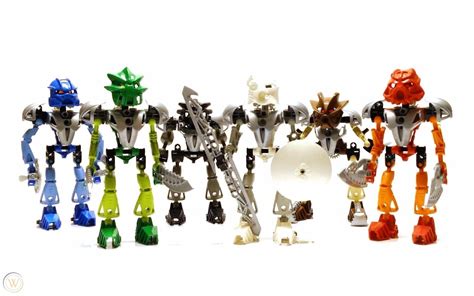 LEGO Bionicle Toa Nuva Complete Set of 6: 8566 8567 8568 8570 8571 8572 ...