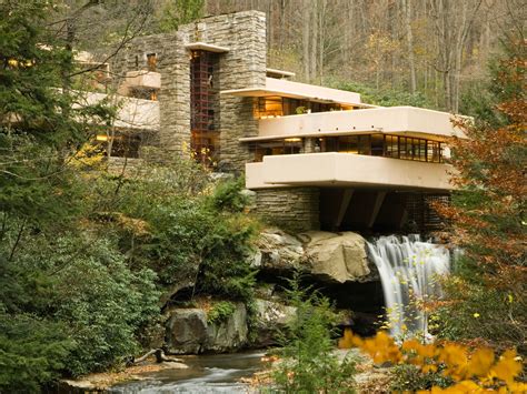 Mid-Century Modern Icons: Falling Water House by Frank Lloyd Wright