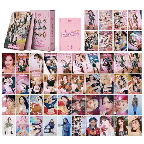 Buy YOGGOO 55Pcs TWICE LOMO Card TWICE The Feels Album Card Twice ...