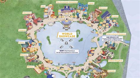 Disney World Epcot Map 2024: PDF & Printable Version