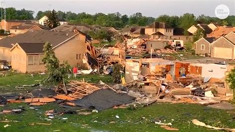 Drone footage shows devastating destruction of Ohio tornado