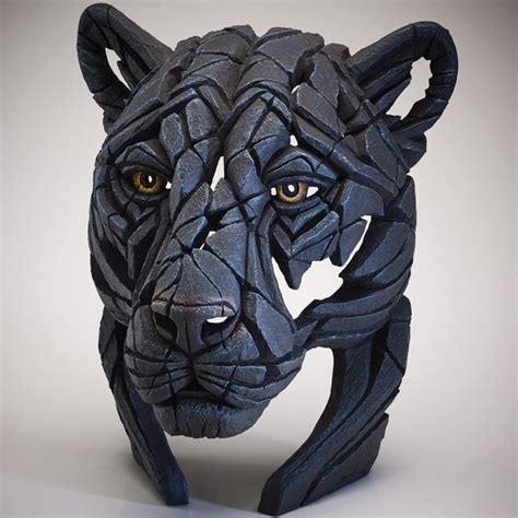 Edge Sculpture Panther Bust - Artists from Generation Gallery UK