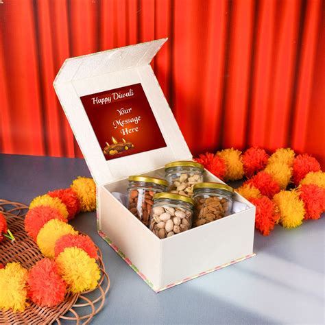 Diwali Gift For Employees - Diwali Gift Box Hamper - Dry Fruit Box For ...