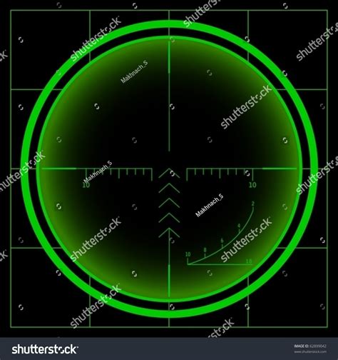 Sniper Scope. Night Vision. Vector - 62899042 : Shutterstock