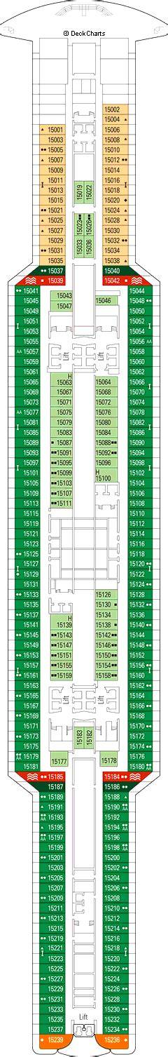 MSC Seaside Deck Plans, Ship Layout & Staterooms - Cruise Critic