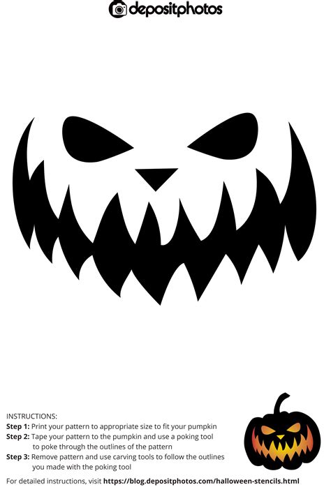 Pumpkin Faces (Pumpkin Stencil - Pumpkin Pattern - Pumpkin Template ...